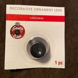 Christmas Decorative Santa Cam Ornament Lens